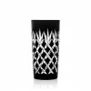 Vessière Cristaux Art De La Table|Verre À Eau|2 chopes cristal noir taille ananas