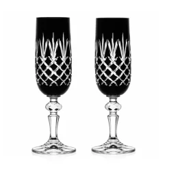 Vessière Cristaux Art De La Table|Verre À Pied|2 flûtes à champagne taille ananas