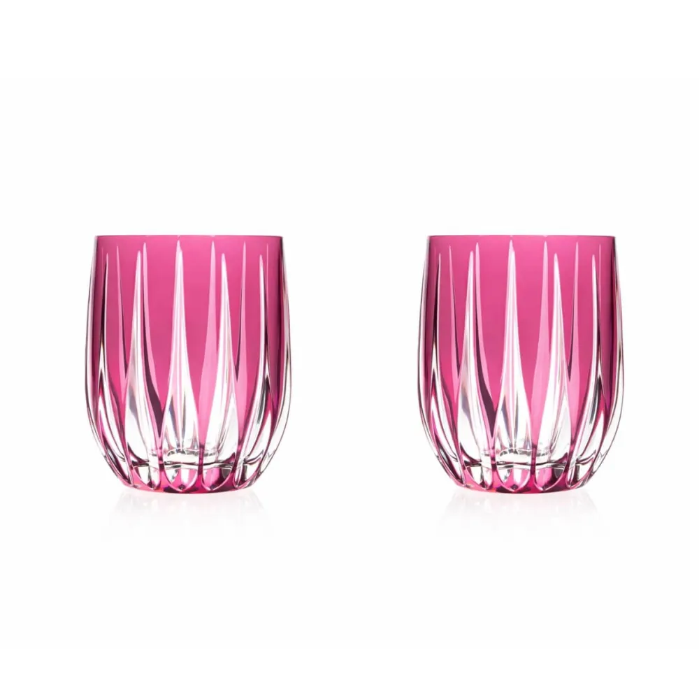 Vessière Cristaux Art De La Table|Verre À Eau|2 gobelets à eau Berenice rose