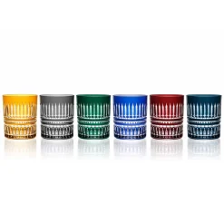 Vessière Cristaux Art De La Table|Verre À Whisky|6 gobelets à Whisky couleur Belair