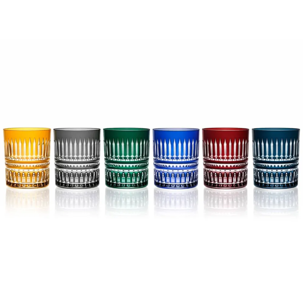 Vessière Cristaux Art De La Table|Verre À Whisky|6 gobelets à Whisky couleur Belair