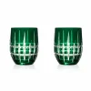 Vessière Cristaux Art De La Table|Verre À Whisky|2 gobelets à Whisky hollywood vert