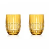 Vessière Cristaux Art De La Table|Verre À Whisky|2 gobelets à Whisky hollywood jaune
