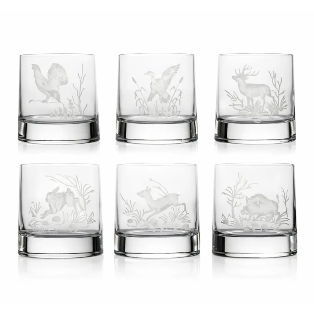 Vessière Cristaux Art De La Table|Coffrets Verres Cristal|6 gobelets cristal chasse