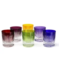 Vessière Cristaux Art De La Table|Verre À Whisky|6 gobelets cristal couleur timeless