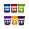 Vessière Cristaux Art De La Table|Verre À Whisky|6 gobelets cristal couleur mireille
