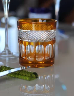 Vessière Cristaux Art De La Table|Verre À Whisky|6 gobelets cristal couleur mireille