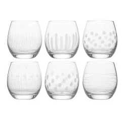 Vessière Cristaux Art De La Table|Coffrets Verres Cristal|6 gobelets ronds cristal ametysta