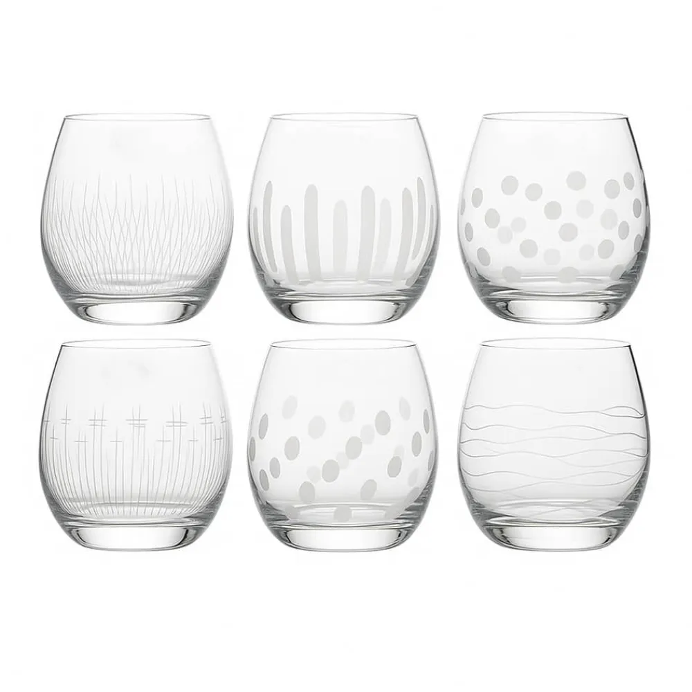 Vessière Cristaux Art De La Table|Coffrets Verres Cristal|6 gobelets ronds cristal ametysta