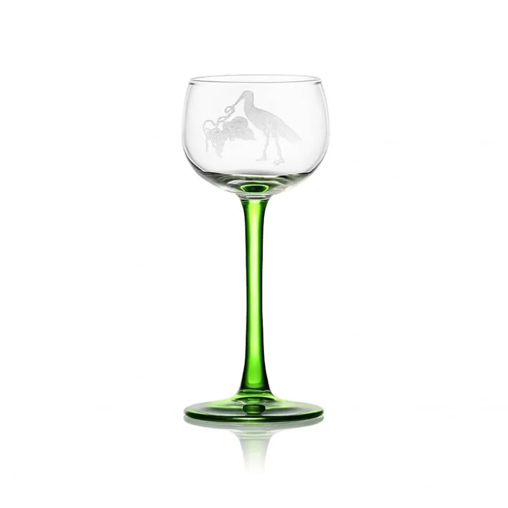 Vessière Cristaux Verre À Vin|Coffrets Verres Cristal|6 verres alsace taillés cigogne