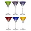 Vessière Cristaux Art De La Table|Verre À Pied|6 verres cocktail cristal couleur timeless