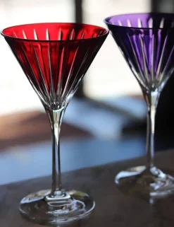 Vessière Cristaux Art De La Table|Verre À Pied|6 verres cocktail cristal couleur timeless