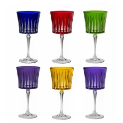 Vessière Cristaux Art De La Table|Verre Cristal Couleur|6 verres spritz cristal couleur timeless