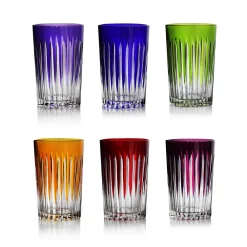 Vessière Cristaux Art De La Table|Verre À Eau|6 verres thé cristal couleur Timeless