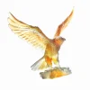 Vessière Cristaux Animaux Cristal|Bestiaire|Aigle ambre gris daum
