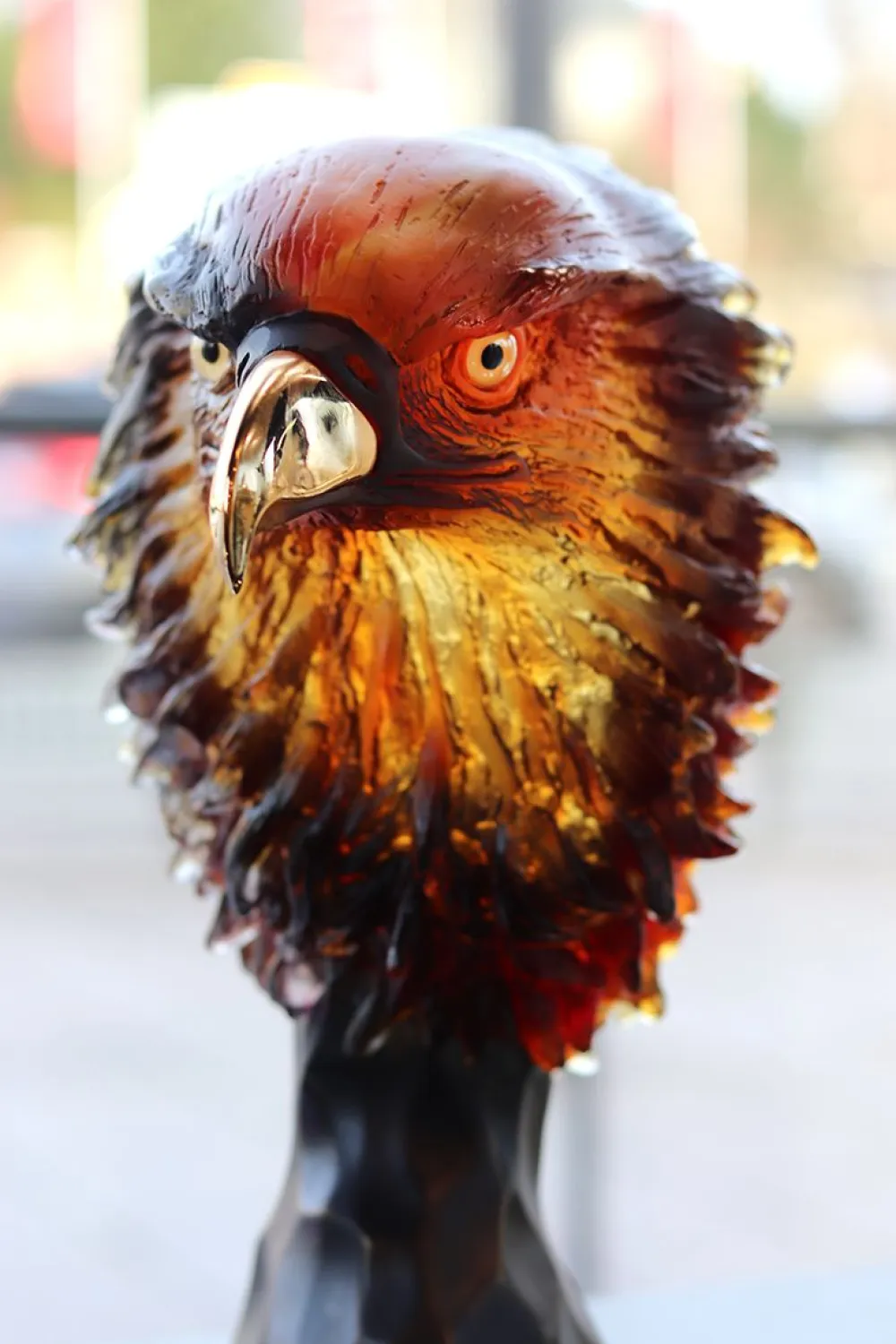 Vessière Cristaux Editions D’Art|Bestiaire|Aigle royale daum par madeleine van der knoop