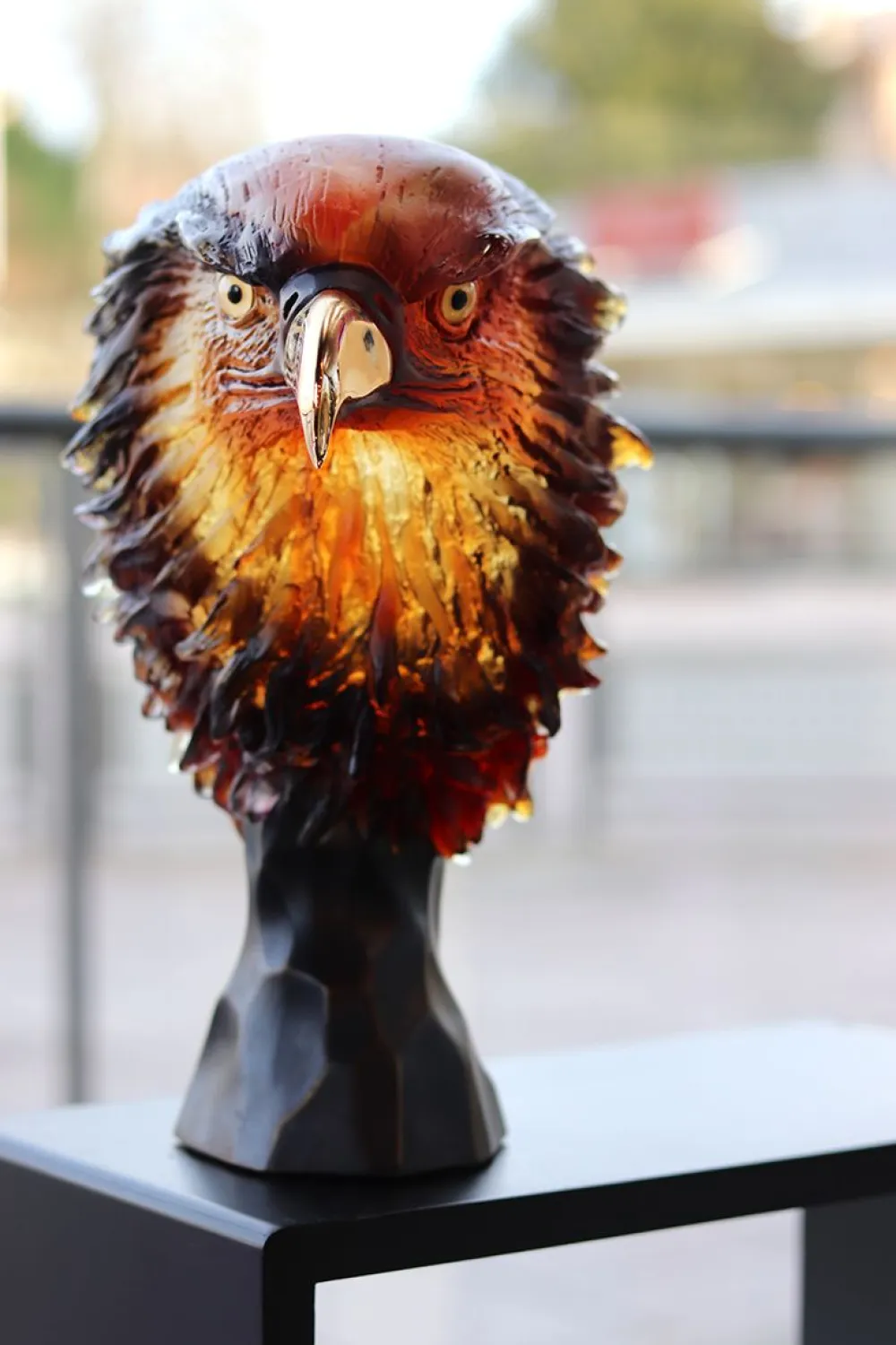 Vessière Cristaux Editions D’Art|Bestiaire|Aigle royale daum par madeleine van der knoop