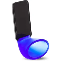 Vessière Cristaux Accessoires Cristal|Sculptures Cristal|Amplificateur smartphone bleu daum