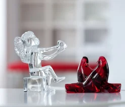 Vessière Cristaux Sculptures Cristal|Décoration|Ange chérubin baccarat