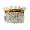 Vessière Cristaux Luminaires|Appliques Cristal|Applique crinoline vintage baccarat