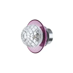 Vessière Cristaux Lustre Luminaire Saint-Louis|Appliques Cristal|Applique Royal IP44 Bobèche chrome Saint-Louis