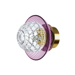Vessière Cristaux Lustre Luminaire Saint-Louis|Appliques Cristal|Applique Royal IP44 Bobèche or Saint-Louis