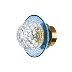Vessière Cristaux Lustre Luminaire Saint-Louis|Appliques Cristal|Applique Royal IP44 Bobèche or Saint-Louis