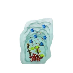 Vessière Cristaux Décoration|Bestiaire|Aquarium poissons verre yves trucchi