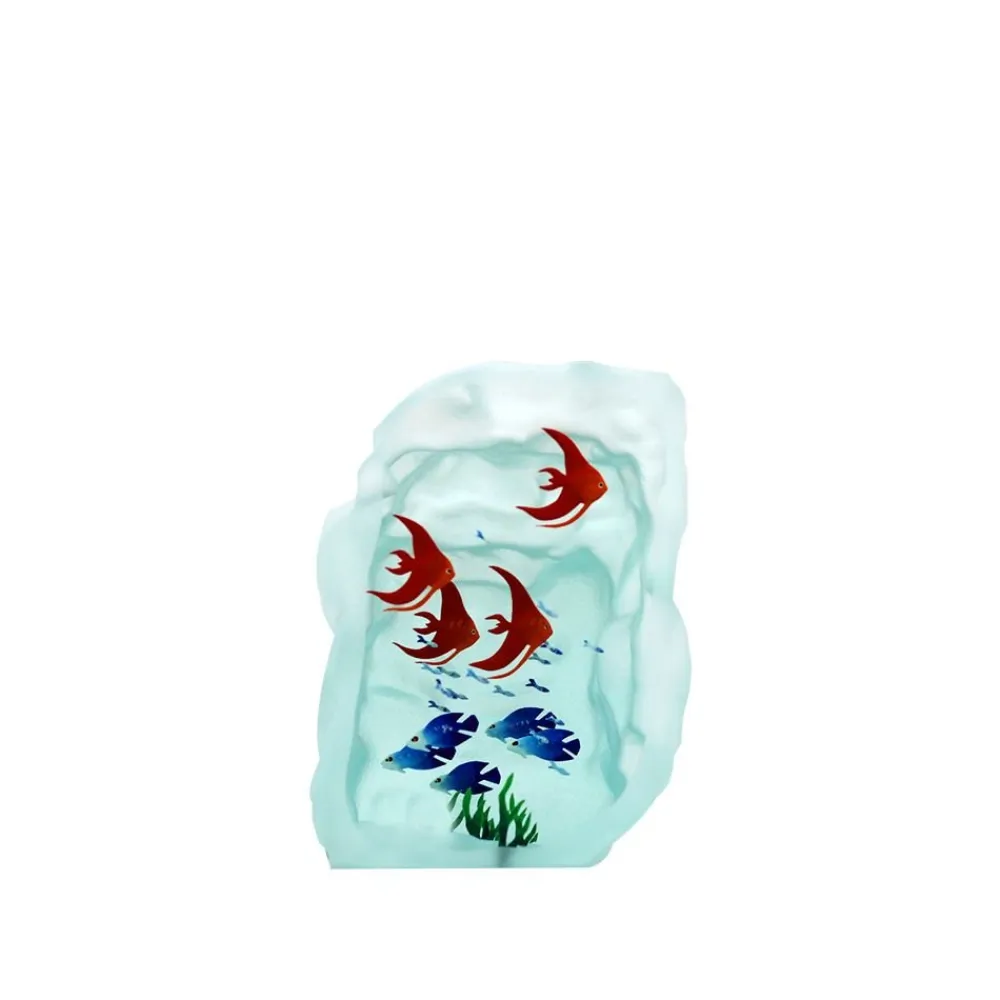 Vessière Cristaux Décoration|Bestiaire|Aquarium poissons verre yves trucchi