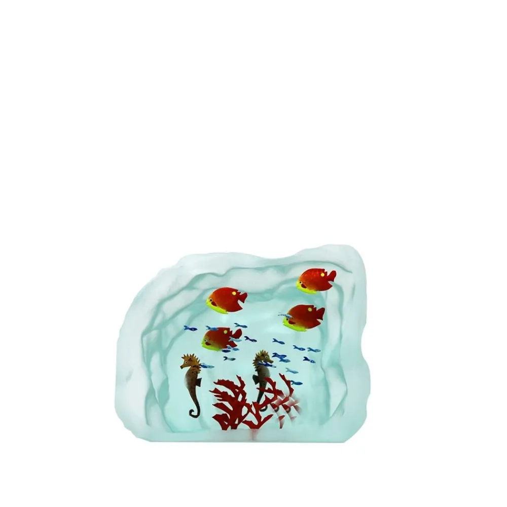 Vessière Cristaux Décoration|Bestiaire|Aquarium poissons verre yves trucchi