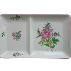 Vessière Cristaux Lunéville|Assiette chaud-froid reverbere