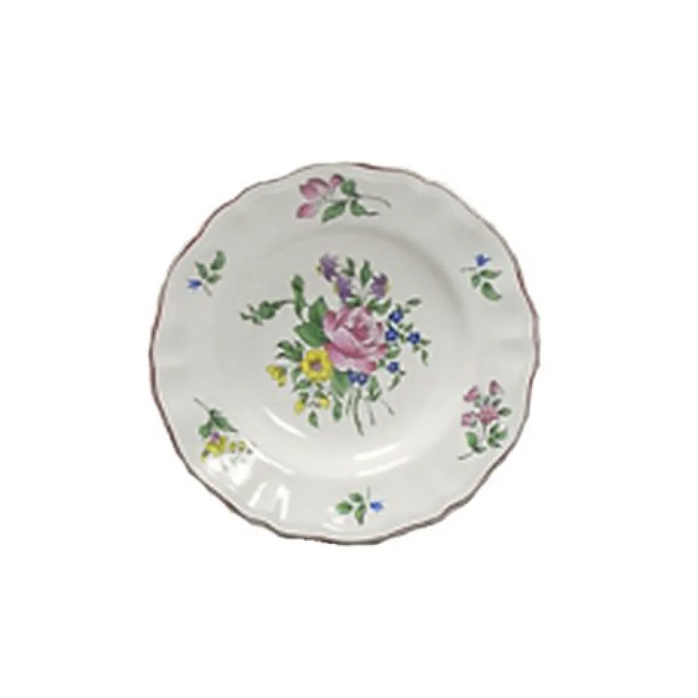 Vessière Cristaux Lunéville|Assiette Céramique|Assiette creuse reverbere fin