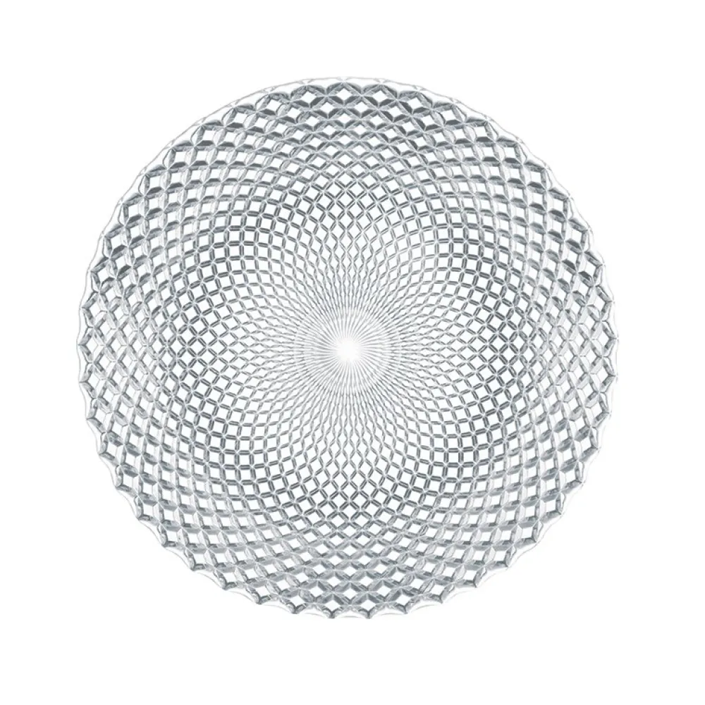 Vessière Cristaux Art De La Table|Assiettes Cristal|Assiette cristal rumba