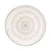 Vessière Cristaux Assiette Céramique|Art De La Table|Assiette de présentation Arcadia or & platine Baccarat