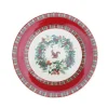 Vessière Cristaux Assiette Céramique|Assiette dessert rose des neiges