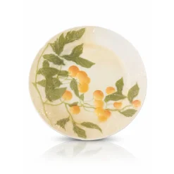 Vessière Cristaux Lunéville|Assiette Céramique|Assiette mirabelle barbotine