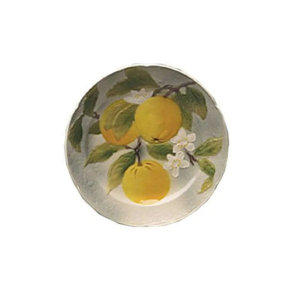 Vessière Cristaux Lunéville|Assiette Céramique|Assiette orange barbotine