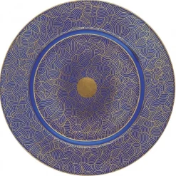 Vessière Cristaux Art De La Table|Assiette Céramique|Assiette plate à aile 31 cm Imari Raynaud