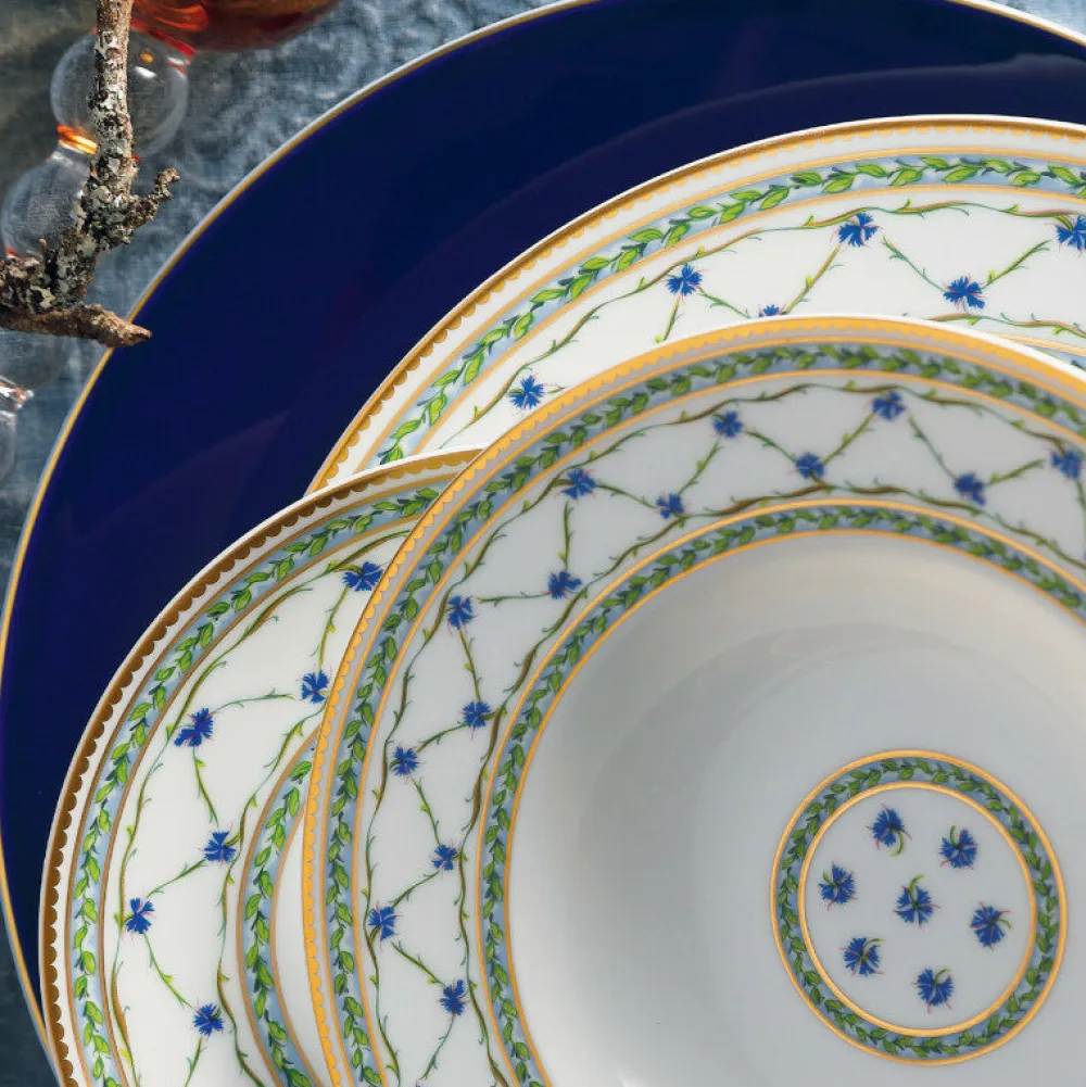 Vessière Cristaux Art De La Table|Assiette Céramique|Assiette plate à aile 31 cm Allée Du Roy Raynaud