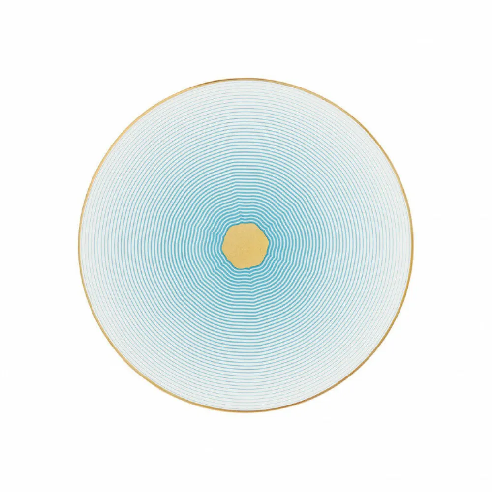 Vessière Cristaux Art De La Table|Assiette Céramique|Assiette plate 22 cm Aura Raynaud