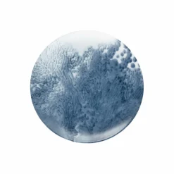 Vessière Cristaux Art De La Table|Assiette Céramique|Assiette plate 21 cm motif n°1 Abysses Raynaud