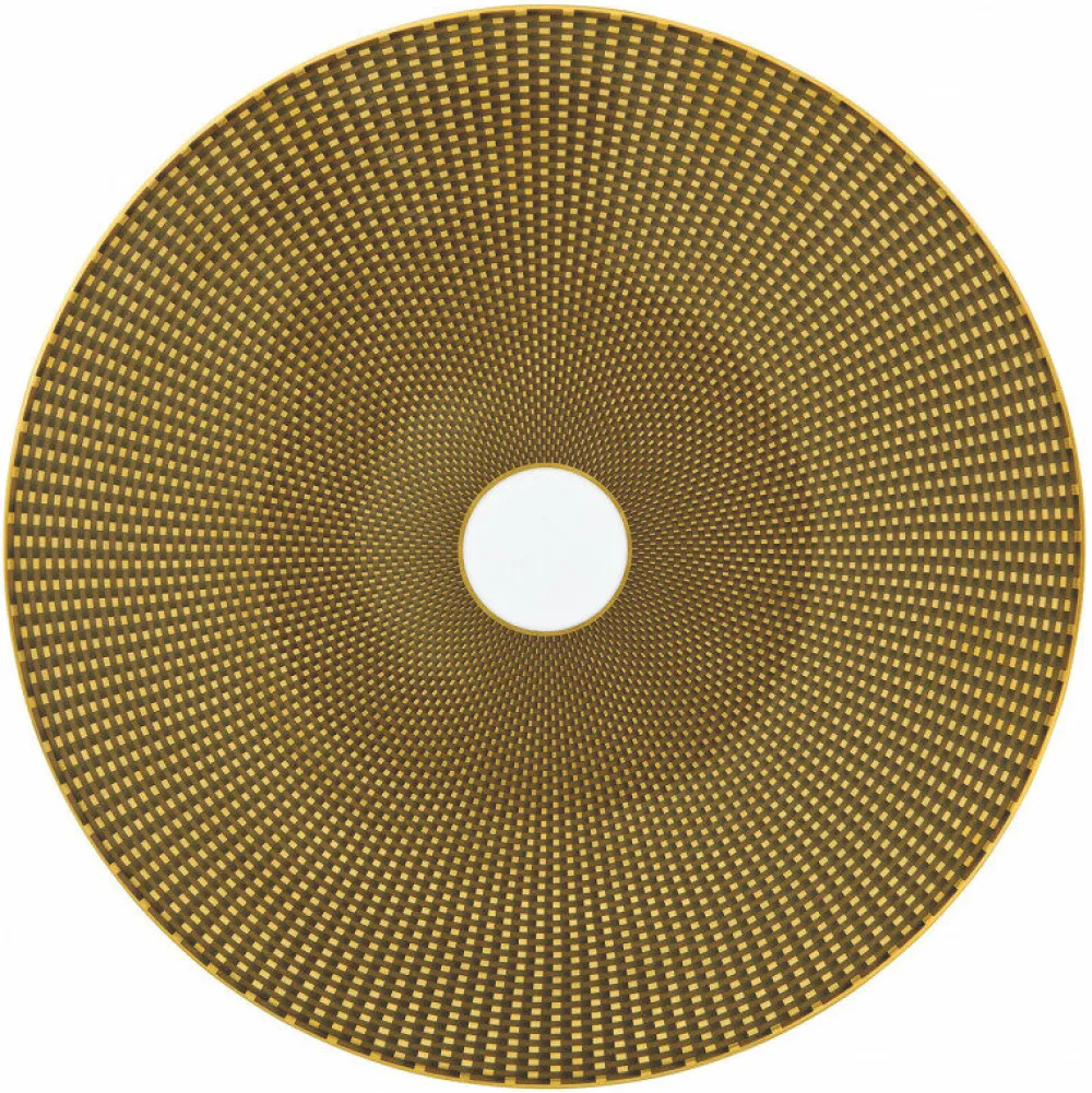 Vessière Cristaux Art De La Table|Assiette Céramique|Assiette porcelaine plate 32 cm motif n°1 trésor Raynaud