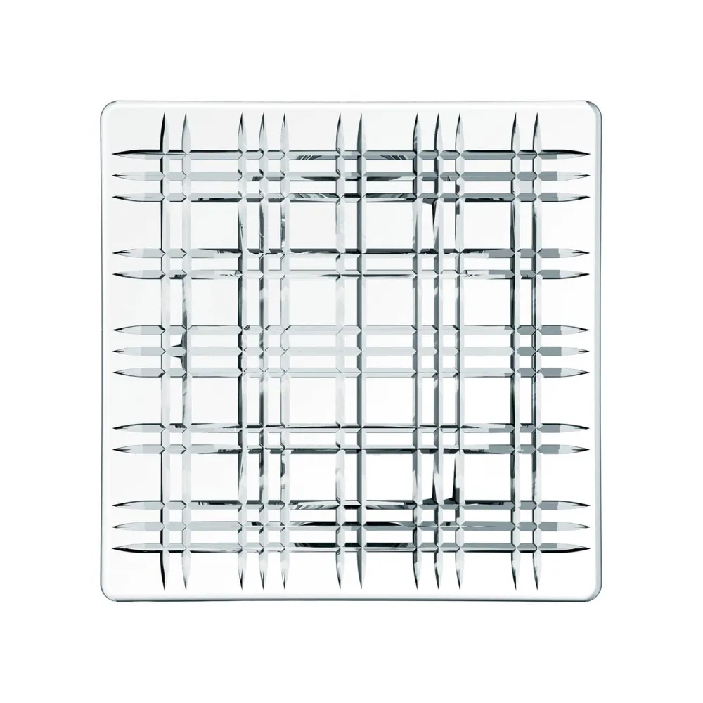 Vessière Cristaux Coupes, Coupelles Et Photophores|Assiettes Cristal|Assiette square 28 cm Nachtmann
