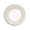 Vessière Cristaux Art De La Table|Assiette Céramique|Assiettes à dîner Arcadia or & platine Baccarat x2