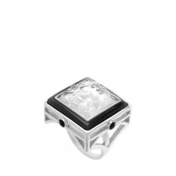 Vessière Cristaux Bijoux|Bagues Cristal|Bague aréthuse argent lalique