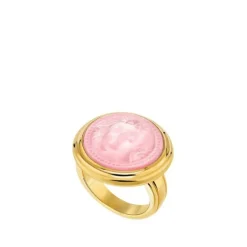 Vessière Cristaux Bijoux|Bagues Cristal|Bague aréthuse rond cristal Lalique