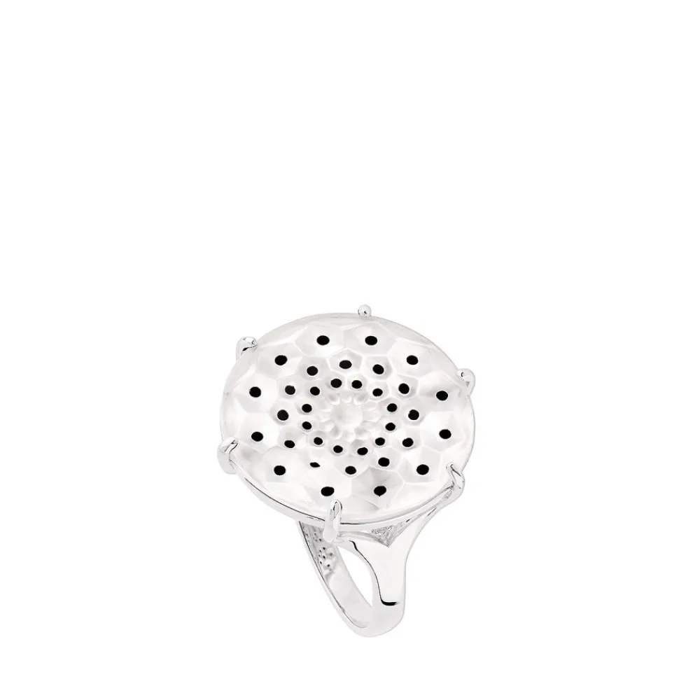 Vessière Cristaux Bijoux|Bagues Cristal|Bague cactus lalique