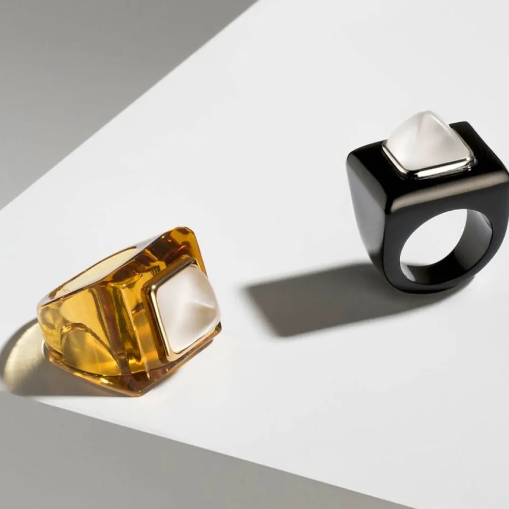 Vessière Cristaux Bijoux|Bagues Cristal|Bague charmante lalique