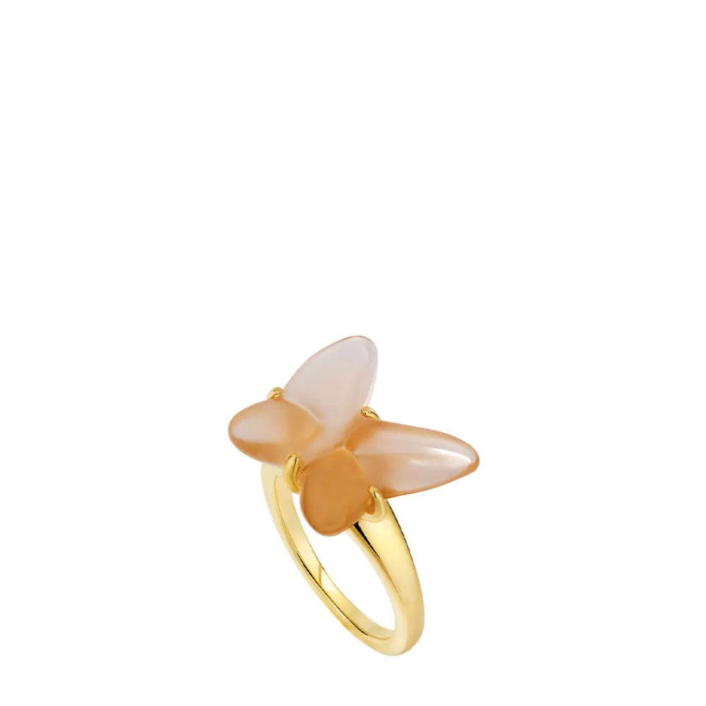 Vessière Cristaux Bijoux|Bagues Cristal|Bague papillon lalique