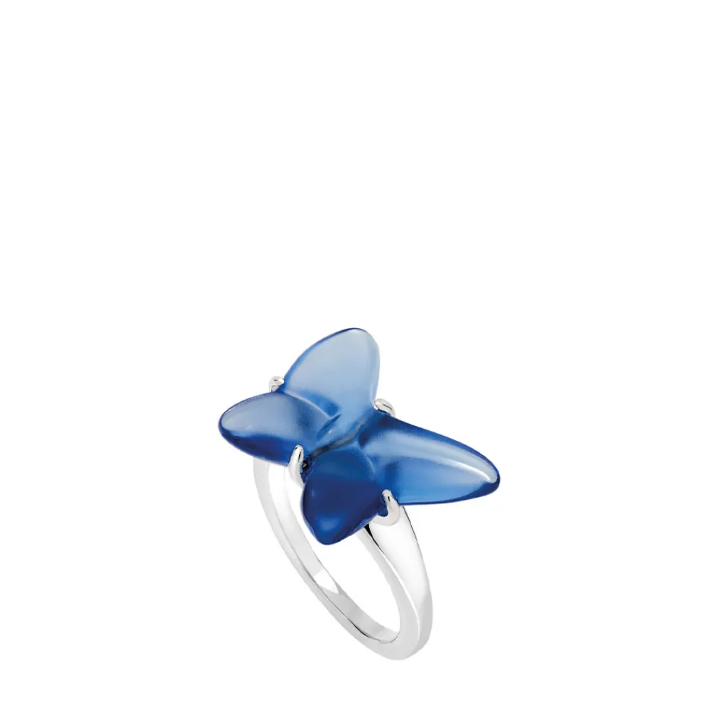 Vessière Cristaux Bijoux|Bagues Cristal|Bague papillon lalique